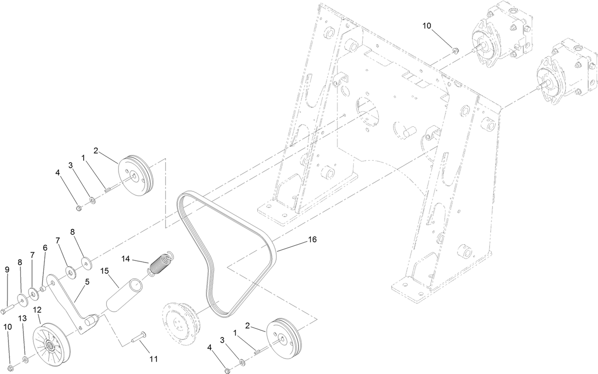 A-B11726882SM-AI ARM & HUB ASMY-IDLER