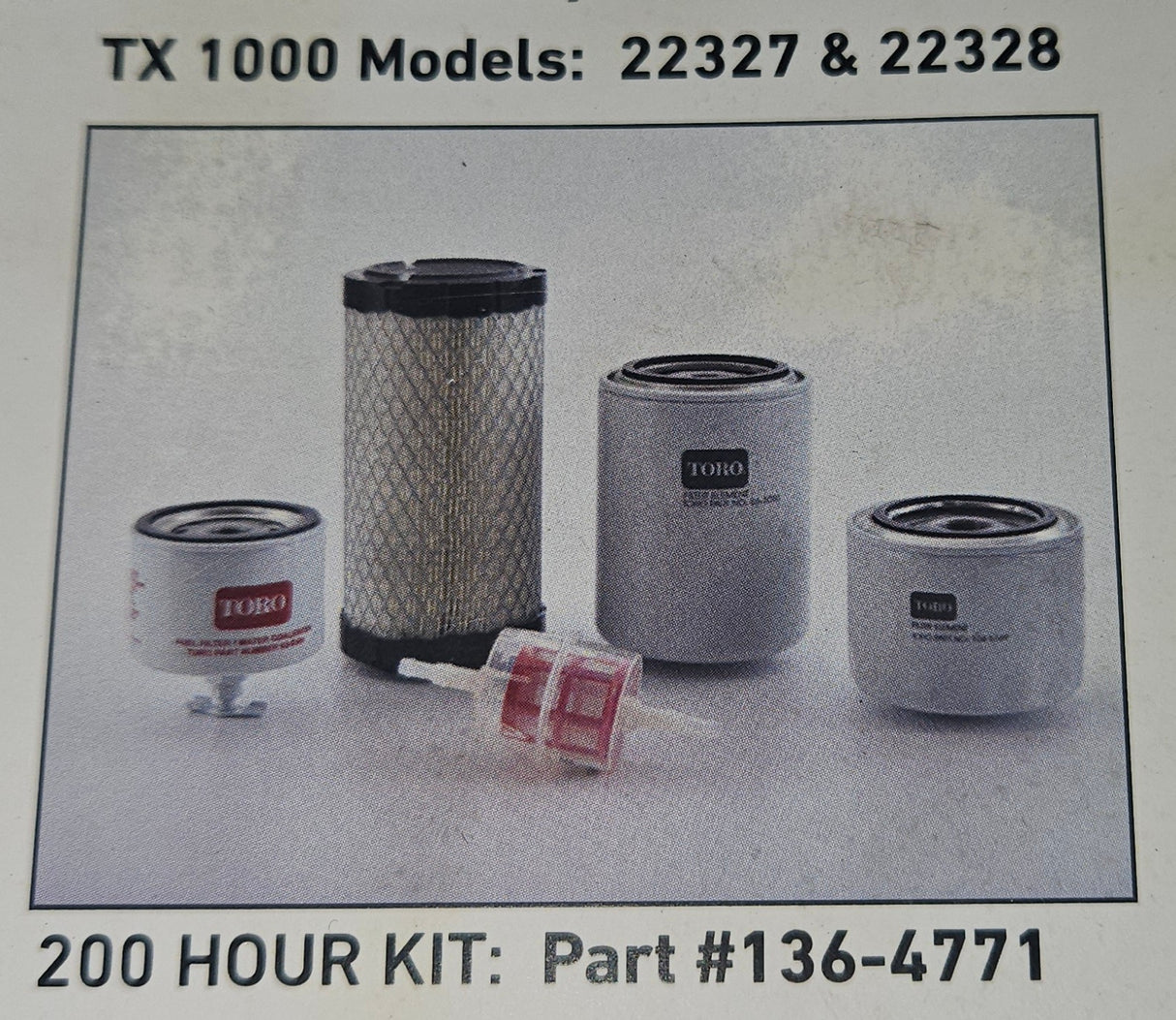 200 Hr Filter Kit - TX-1000 Classic 136-4771