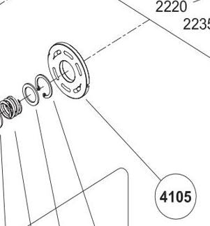 Part #4105 - Valve Plate