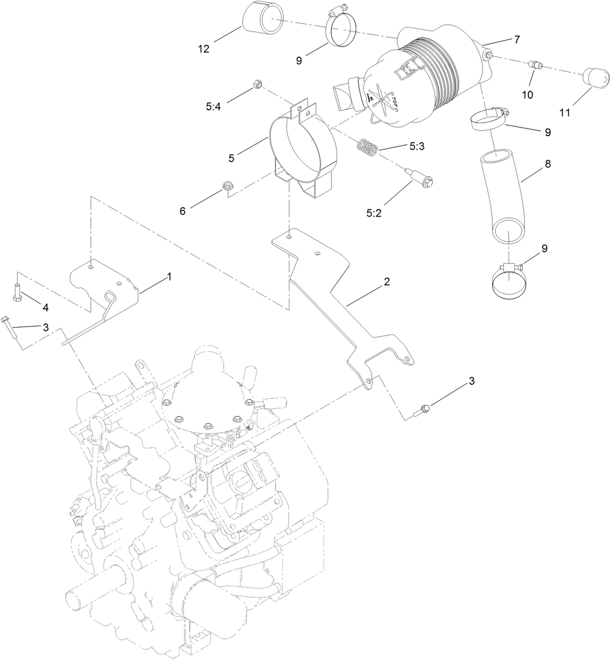 AIR CLEANER MOUNTING BAND ASM
