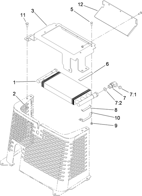 BRACKET-MOUNTING, COOLER