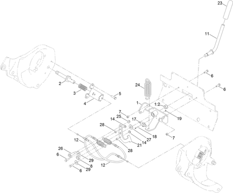 PLATE-BRAKE LINKAGE