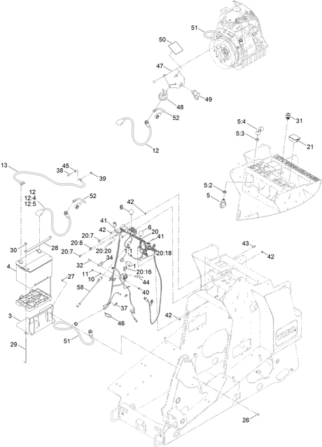 CABLE-BATTERY, POS ASM