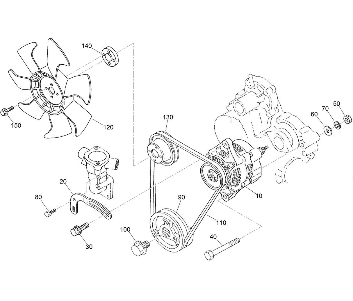 PULLEY-DRIVE, FAN