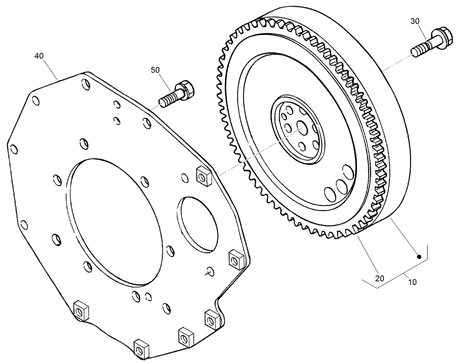 BOLT-FLYWHEEL