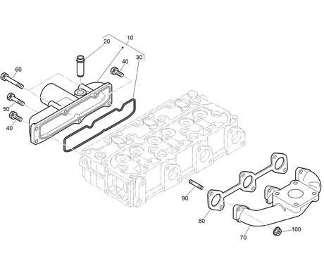 GASKET-MANIFOLD, INLET