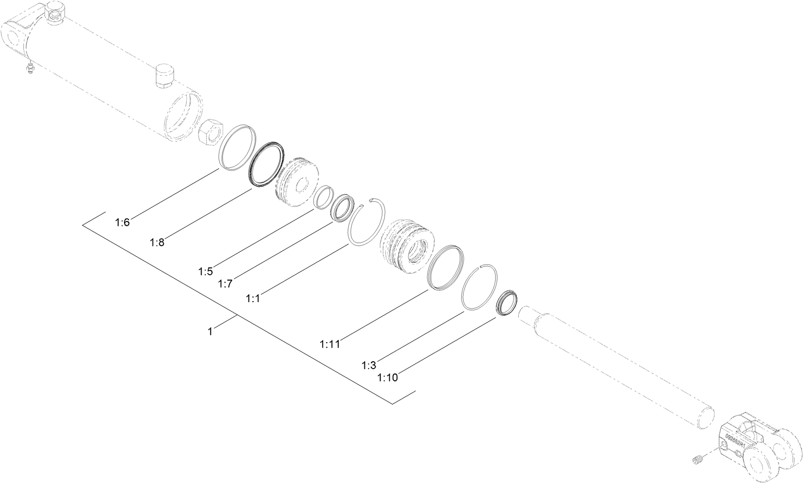 KIT-SEAL, HYDRAULIC CYL