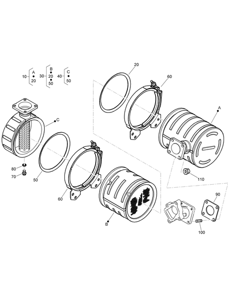 BRACKET-V BAND, D P F