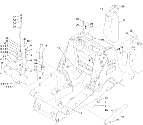BRACKET-TANK LH
