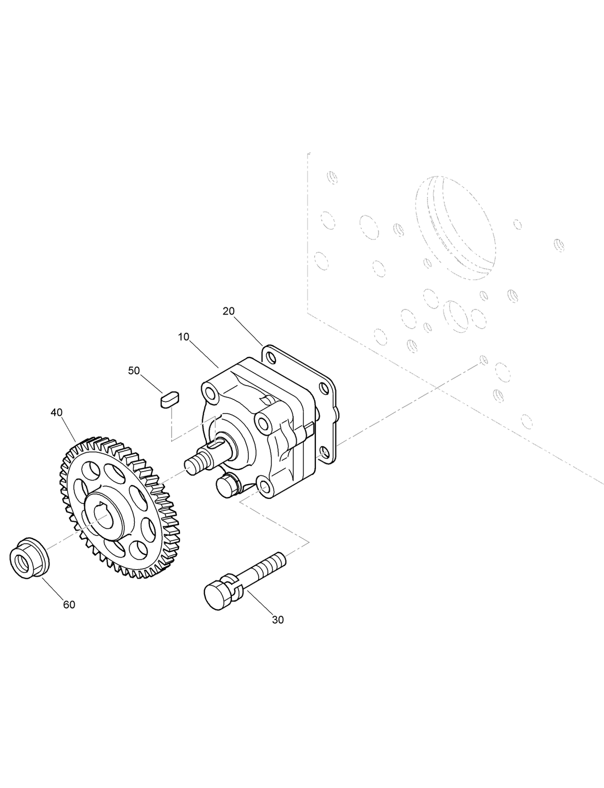GEAR-DRIVE, OIL PUMP