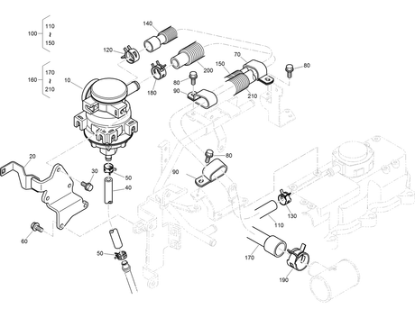 BREATHER 2 TUBE ASM