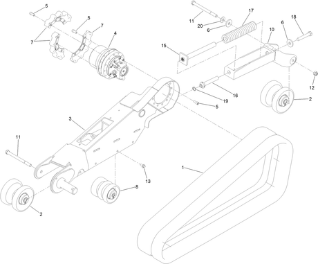 RH TRACK FRAME ASM