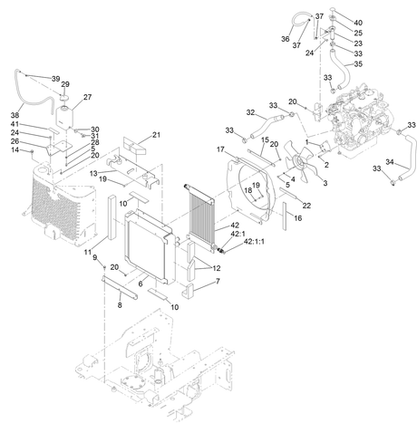 TUBE-FILLER RADIATOR