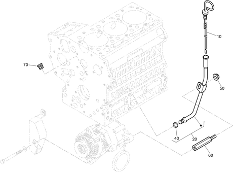 OIL GAUGE GUIDE ASM