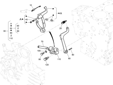 SHAFT-LEVER, FORK