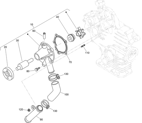 FLANGE-PUMP, WATER