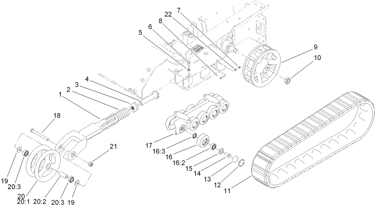 TENSIONER WHEEL ASM