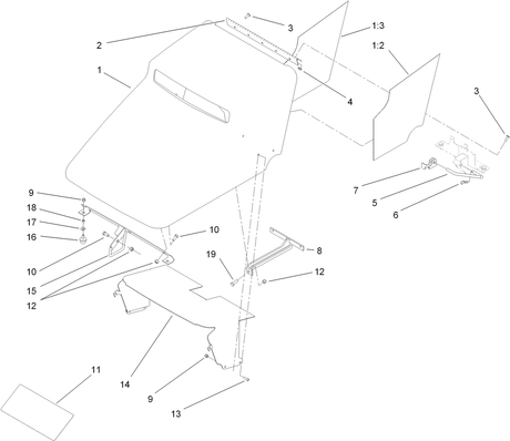 BRACKET-ROD, PROP