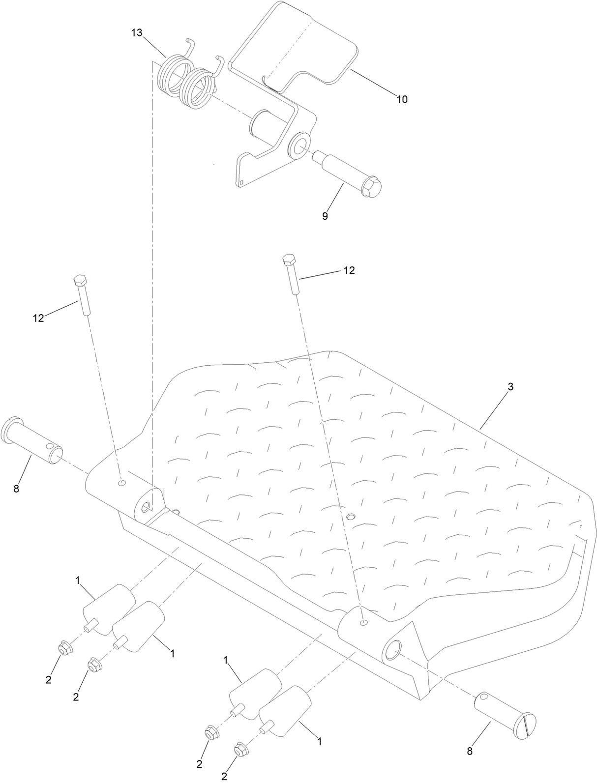 SPRING-TORSION, TWIN COILS