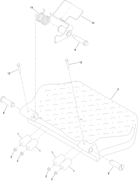 SPRING-TORSION, TWIN COILS