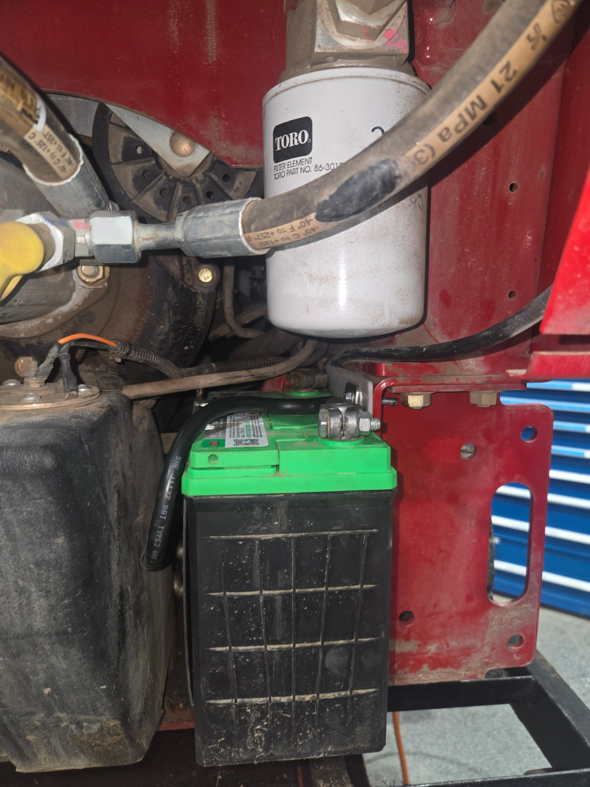 TX525 Battery Tray Upgrade