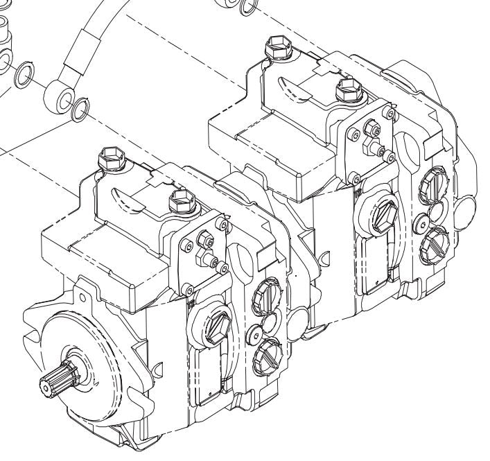 TX1000 Tandem Pump Parts TX1000 Toro Dingo