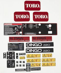 TX-220, 323 Dingo Decal Kit 139-4852