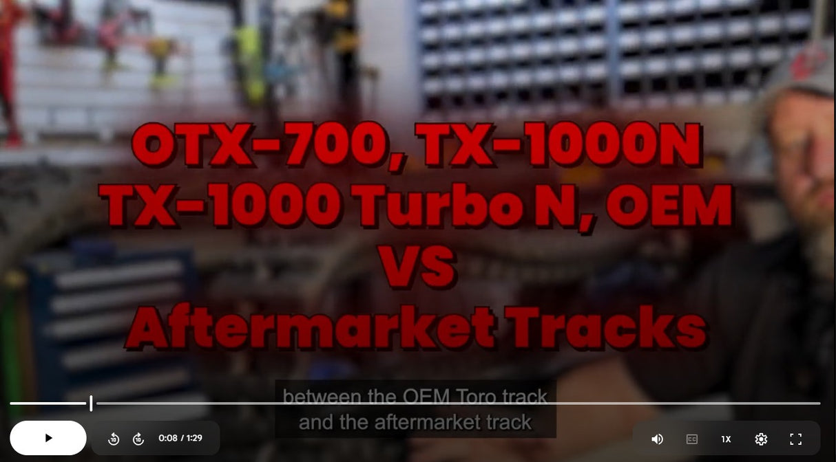TRACK for TX-1000 Narrow (Classic), TX-1000 Turbo Narrow, TX-700 Narrow, Sprocket Driven Track - 138-0804 Aftermarket
