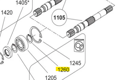 #1260 Snap Ring